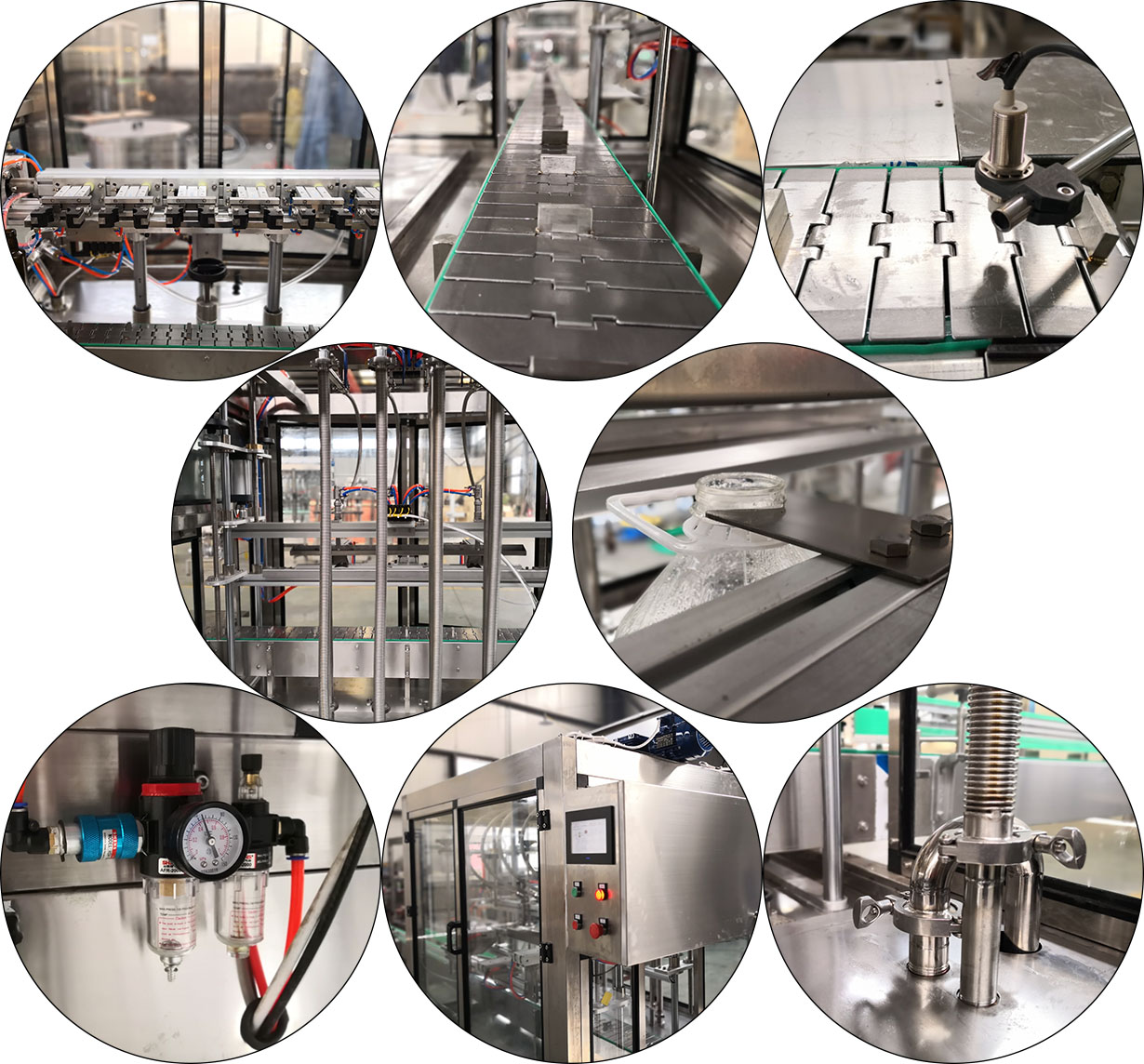 غوره قیمت 5-100ML نیوماتیک بوتل شوي انجن د تیلو ډکولو ماشین